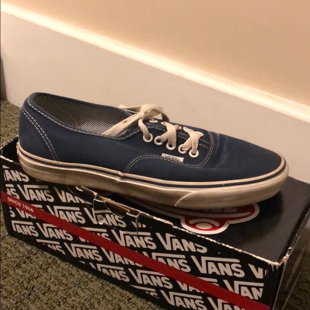 Dark Blue Vans